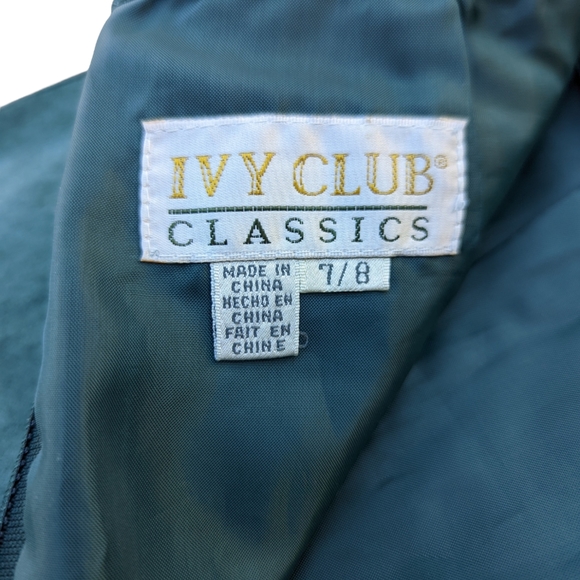 Green Turquoise Vintage 80s Suede Pencil Skirt High Rise Pleat Miniskirt Size 7 - Picture 10 of 10